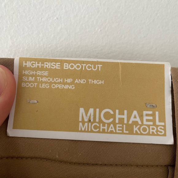 MICHAEL Michael Kors High Rise Bootcut Trousers Size 10 - Picture 3 of 4